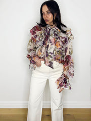 PRIMROSE PUSSYBOW BLOUSE