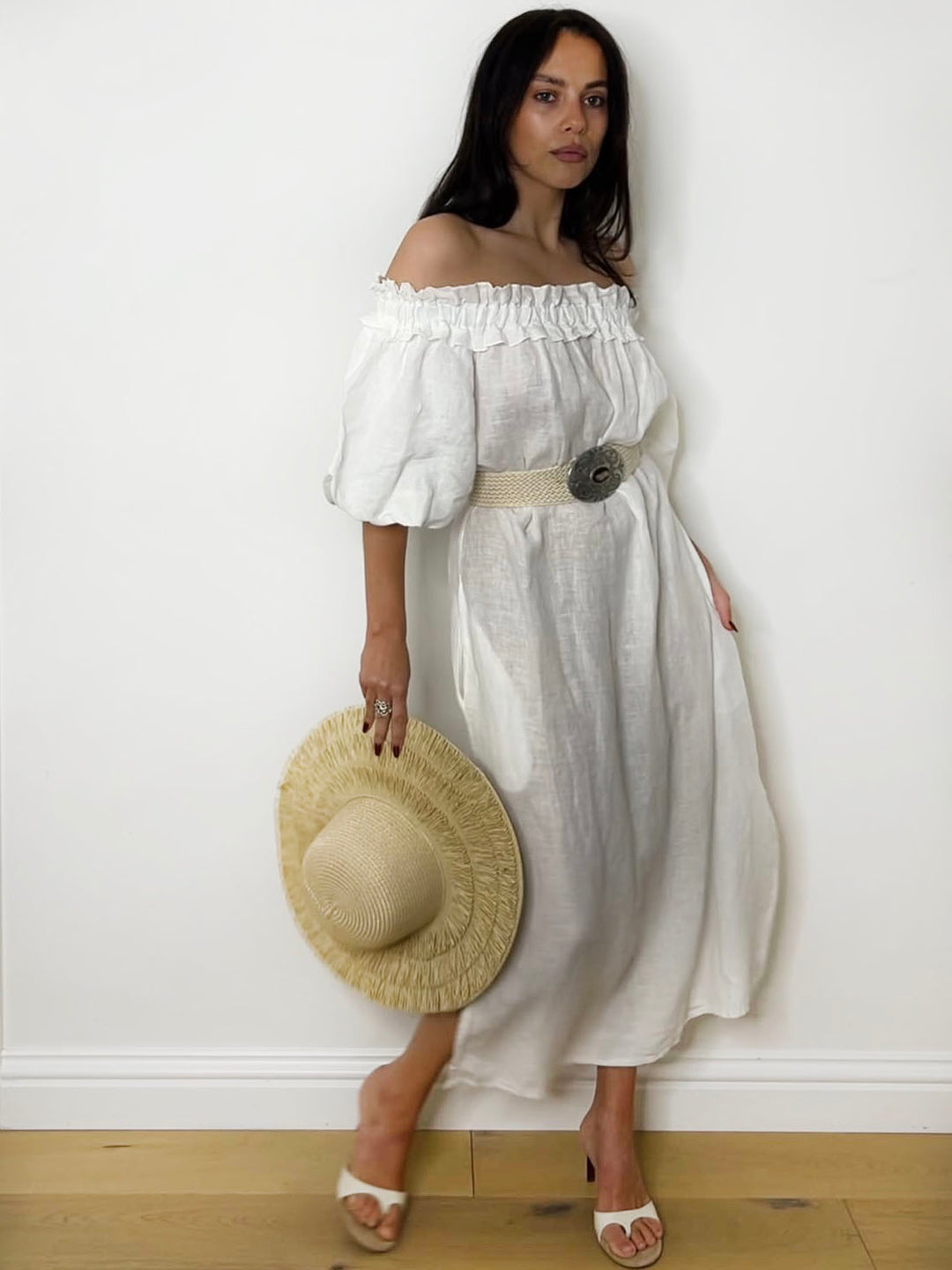 daphne linen dress Daphne Dress main image 1