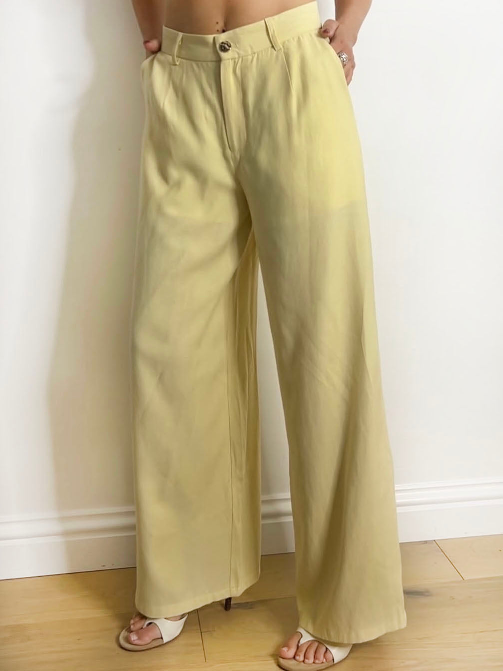 LINEN TIE SUIT SAND