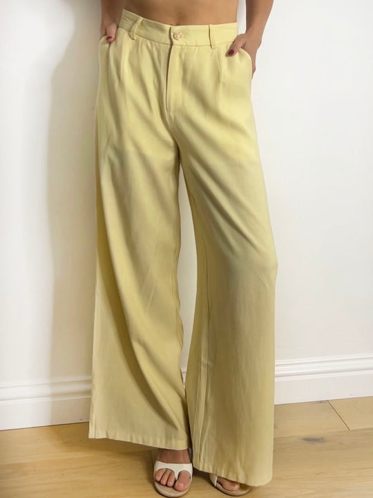 LINEN TIE SUIT SAND