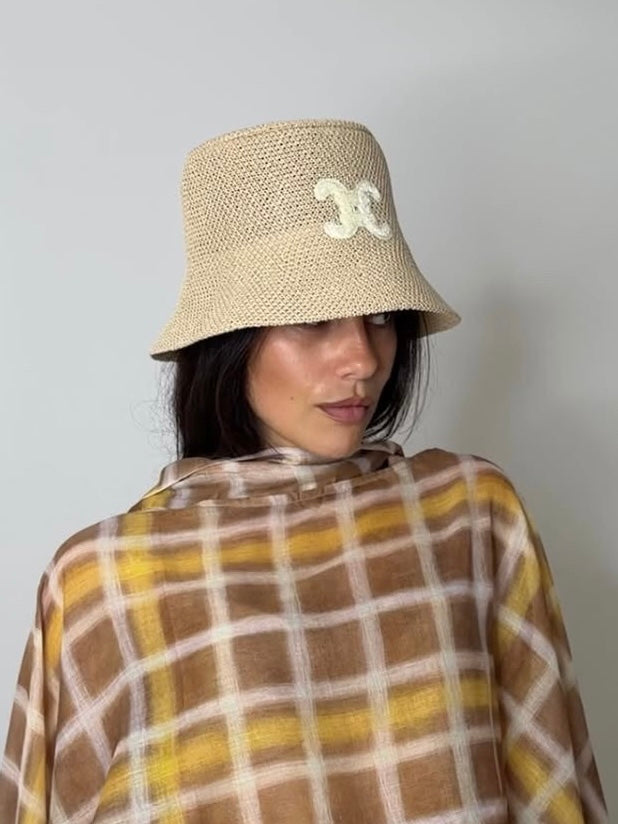 RAFFIA BUCKET NATURAL
