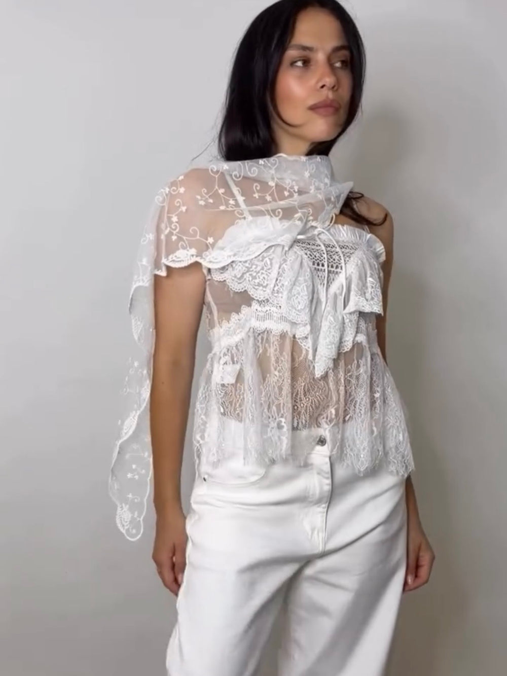 LACE SCARF