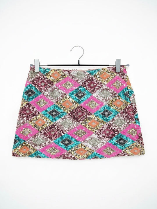 SEQUIN MINI SKIRT