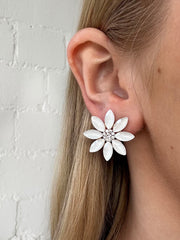 DAISY DIAMOND EARRING WHITE
