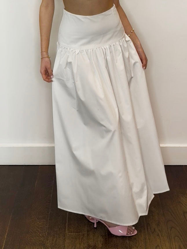 ELOISE MAXI SKIRT WHITE