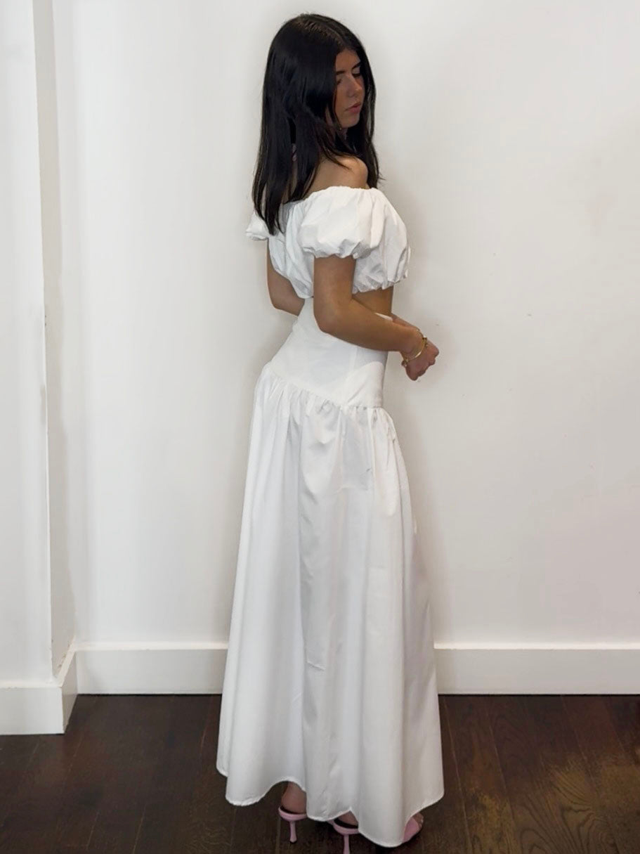 ELOISE MAXI SKIRT WHITE