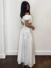 ELOISE MAXI SKIRT WHITE