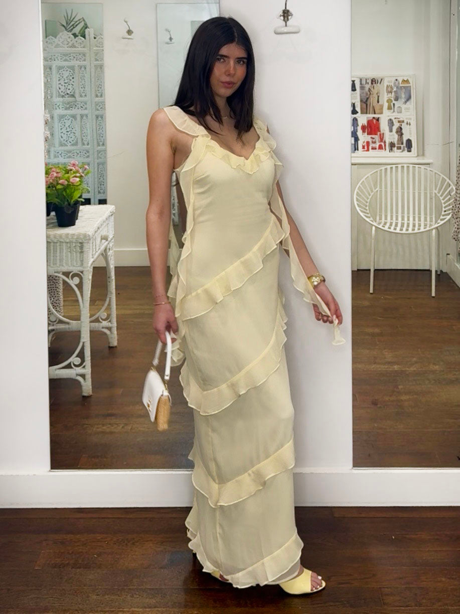 RUE RUFFLE MAXI DRESS