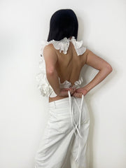 RUFFLE HALTER