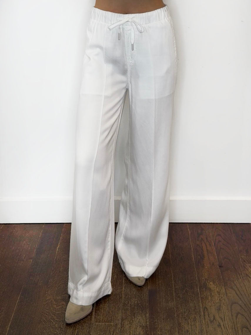 TWILL DRAWSTRING PALAZZO