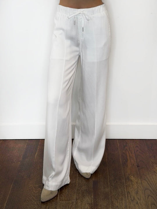 TWILL DRAWSTRING PALAZZO