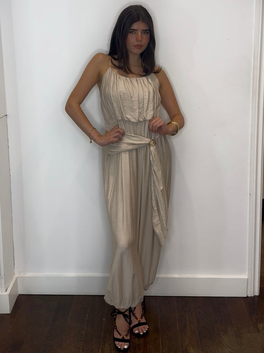 ROSALIE JUMPSUIT BEIGE