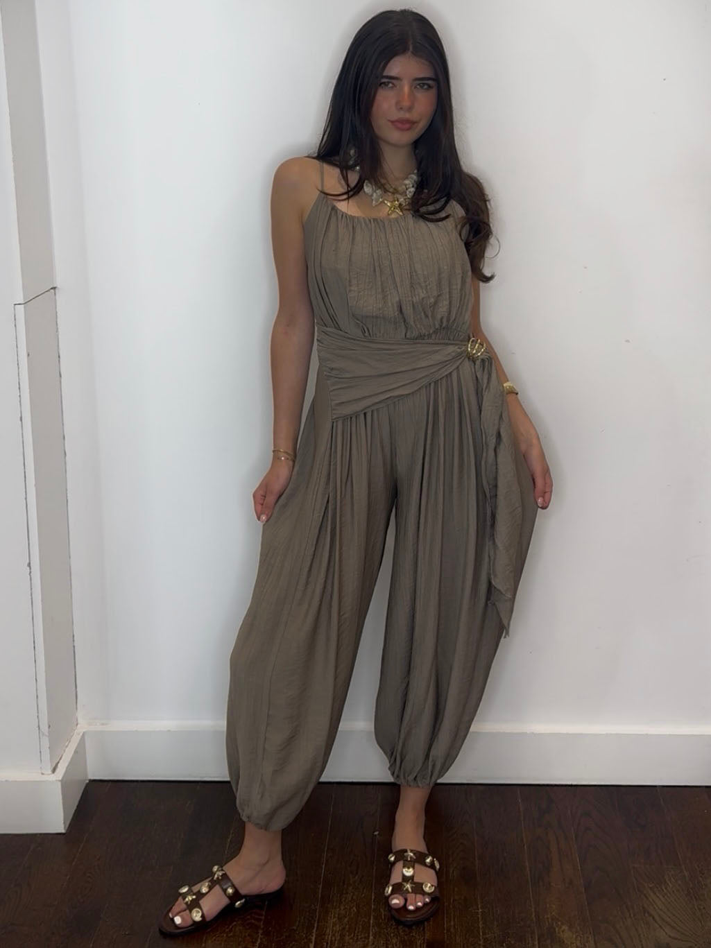 ROSALIE JUMPSUIT MOCHA