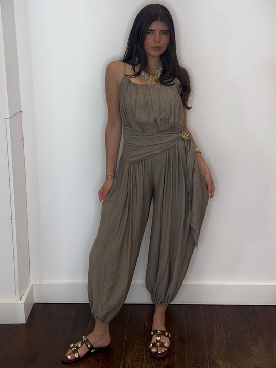 ROSALIE JUMPSUIT MOCHA