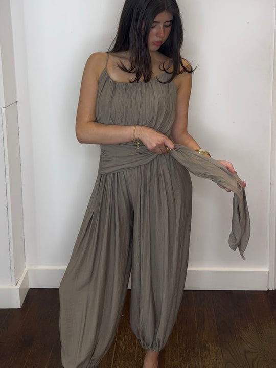 ROSALIE JUMPSUIT MOCHA