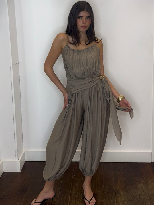 ROSALIE JUMPSUIT MOCHA
