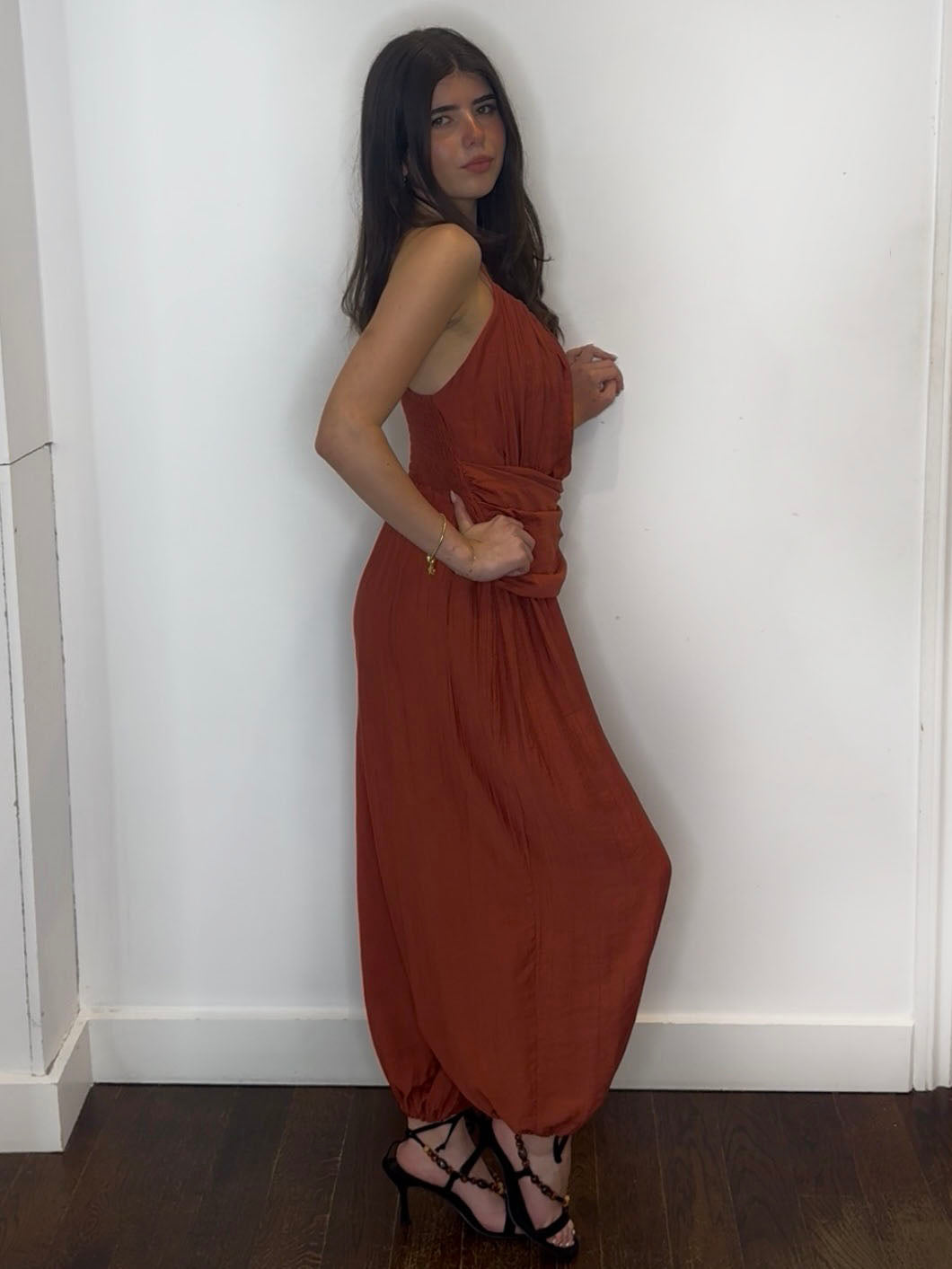 ROSALIE JUMPSUIT RUST