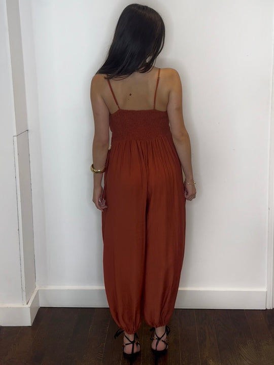 ROSALIE JUMPSUIT RUST