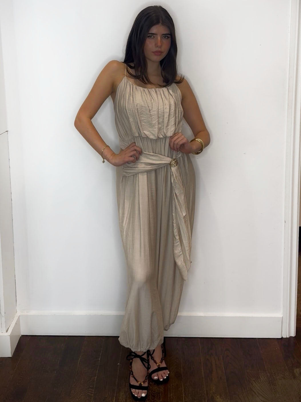 ROSALIE JUMPSUIT BEIGE
