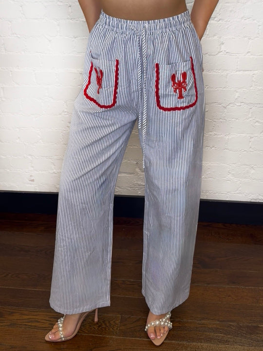 LOBSTER STRIPE PALAZZO